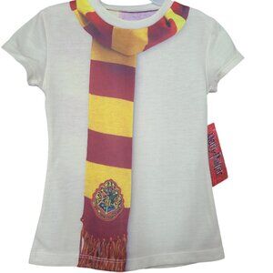 🔥Sale - Harry Potter Hogwarts Scarf Youth's Girls T-Shirt Tee Size X-SMALL